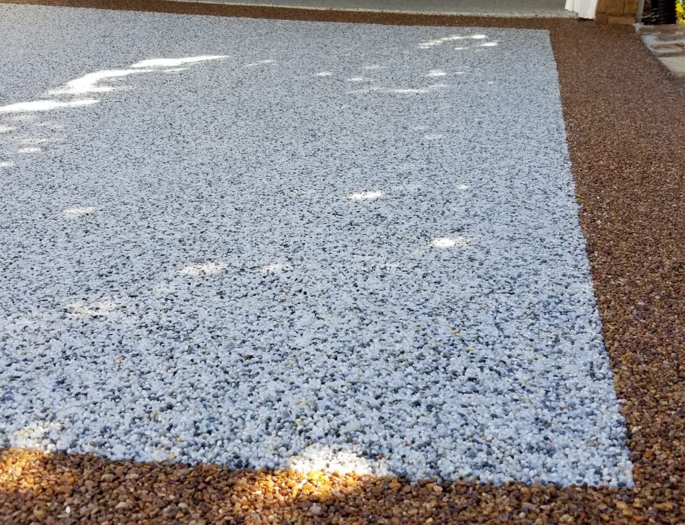 Pebble Epoxy Concrete Overlay Sidewalk in Canton, GA Pebble Stone, LLC
