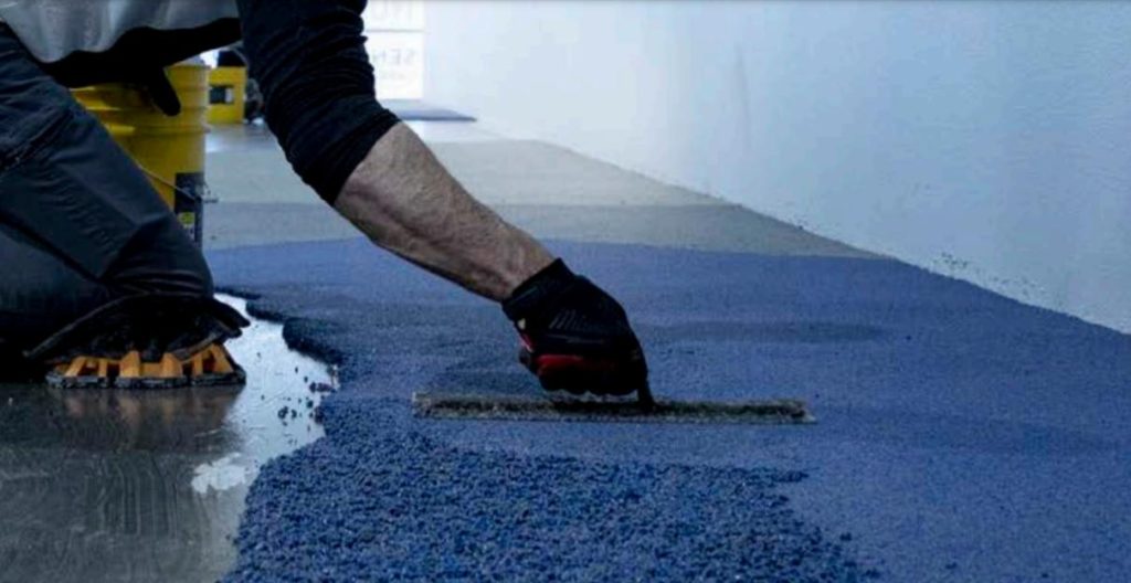 Rubber Flooring Installation Rubber Granule Floors