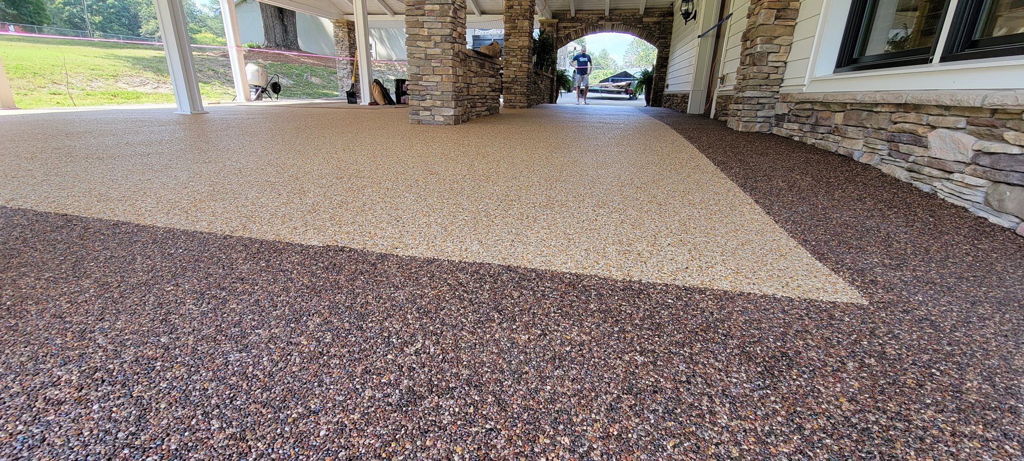 Pebble Epoxy Carport and Patio Pebble Stone, LLC