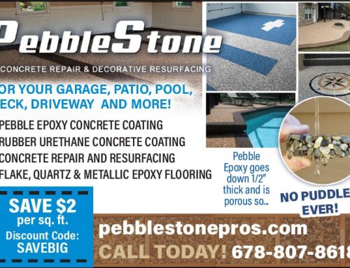 SAVE BIG ON PEBBLE EPOXY GARAGE FLOORS!